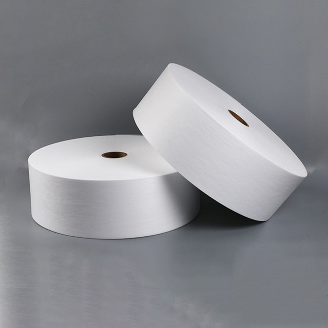 Professional Manufacturer High Quality 100% ES Material Fiber Hot Air Nonwoven Fabric for DisposableFace Mask