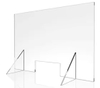 China Hot Sale Waterproof Fire Acrylic sneeze guard for office