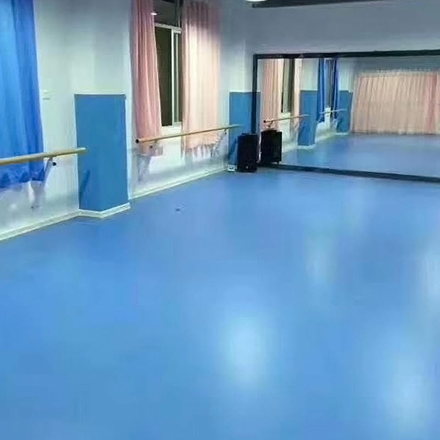 Joga moderne binnenshuise vloer vinyl ballet danskamer vloer kleuterskool plastiek sportdans vloer 