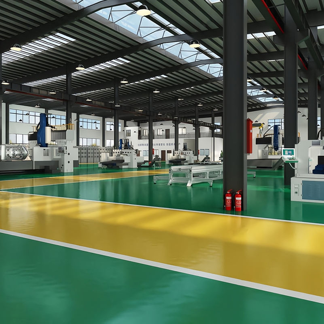 압력 저항성 PVC 산업 바닥재 롤 코팅 대형 저장 센터 공항 스테이션을위한 매트