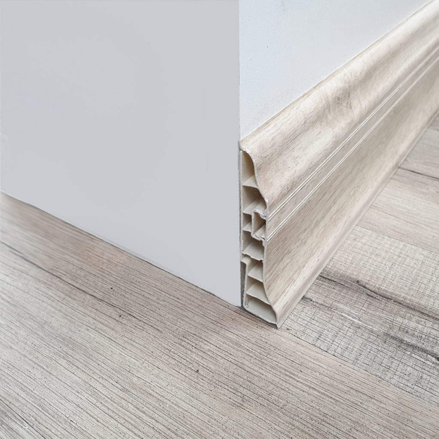 Low Price Skirting Board Pvc Vinyl Baseboard for Office Room