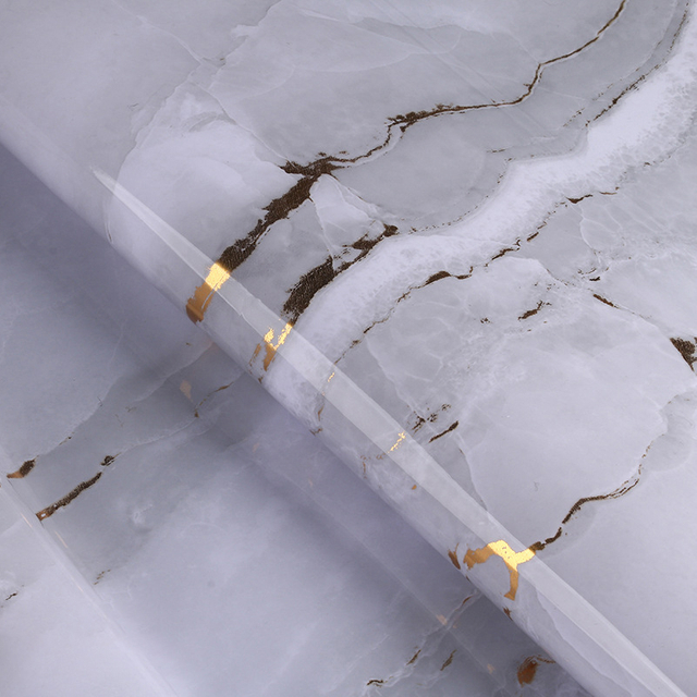 Factory Direct Marble PVC Plastik Film Dekorasi Gulungan untuk Furniture