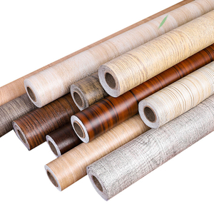 Dekorasi Produsen Film PVC Soft PVC Film Kayu Butir Kayu Perekat Vinyl Film Roll WPC Door