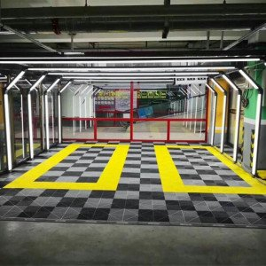 Modern Design PVC Garage Floor Tile Interlocking Modular Grates Para sa Panloob at Panlabas na Paggamit ng Kotse ng Kotse
