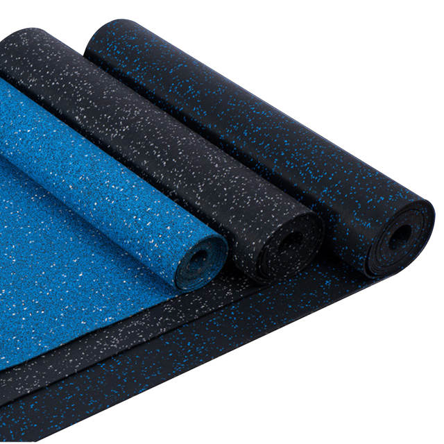 Heavy Duty 6mm Rubber Gym Floor Roll Rubber Tile Floor Indoor From China