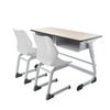 Customized School Furniture Classroom Double Desks and Chairs