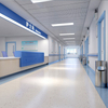 Homogeneous Piso Anti Bacterial Para Hospital Flooring Pvc Roll Hospitales Nonslip Vinyl Modern Indoor European UV Coating 2mm