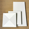 Decorative 600x600 Aluminum Punch Square Design Ceiling Panels Aluminum Ceiling Sheet Tile Design for Corridor