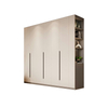 Dulap modern de lux personalizat ușă glisantă din lemn de design pentru dormitor mobilier pentru dormitor garderobă de depozitare