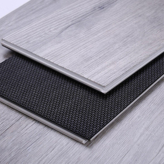 Pemasok Lantai SPC Vinyl China PVC Bahan Dekorasi Minimalis Lantai Vinyl Dalam Ruangan Dengan UV Lapisan IXPE