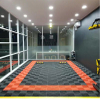Hot Sale Pp Material Garage Floor Plastic Tiles Anti Slip Interlocking Modular Plastic Mat for Car Wash Shop