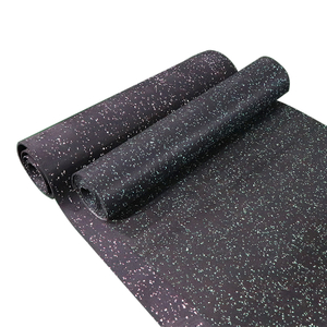 Buy Black Stable Rubber Roll Floor Covering Mats Tile Gym Flooring