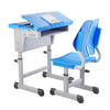 Ύψος Ρυθμιζόμενο φοιτητή Single Clamshell Desk και καρέκλα έθεσε έπιπλα σχολείου για παιδιά