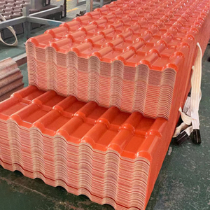 Factory Price Spanish Design Fireproof UPVC ASA Layer Synthetic Pvc Roofing Tile