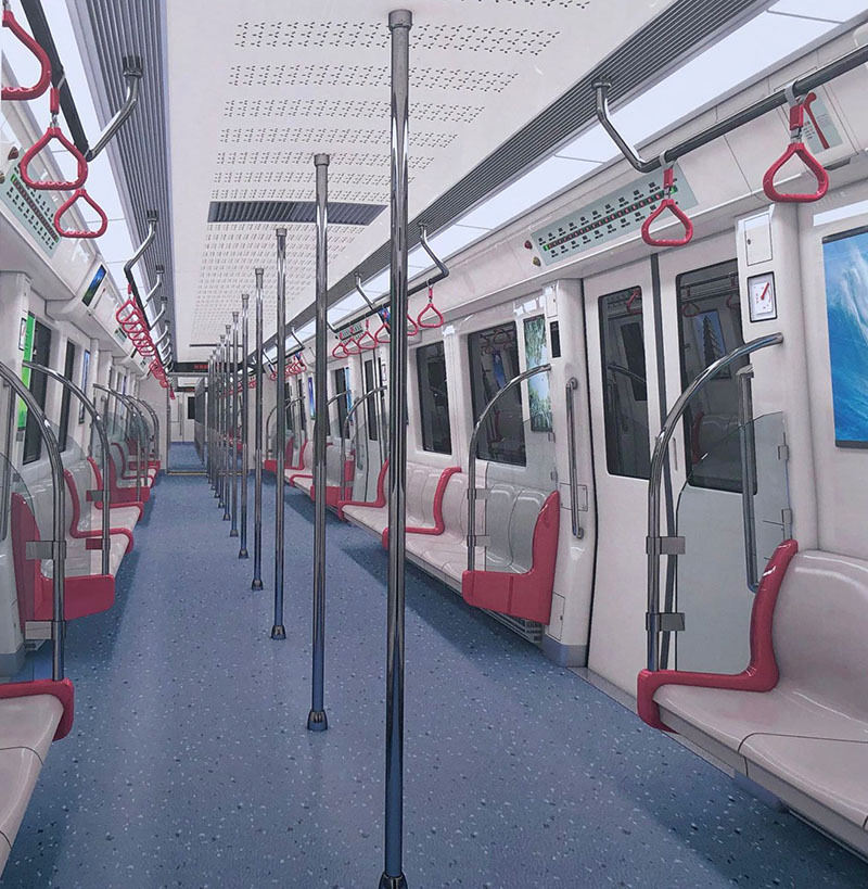 Homogeneous Vinyl Flooring for The Bus