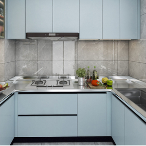 Полная установка Armoire de Rangement Cuisines твердое дубовое дерево современные изысканные модульные кухонные шкафы