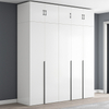 Dulap modern de lux personalizat ușă glisantă din lemn de design pentru dormitor mobilier pentru dormitor garderobă de depozitare
