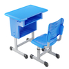 Ύψος Ρυθμιζόμενο φοιτητή Single Clamshell Desk και καρέκλα έθεσε έπιπλα σχολείου για παιδιά