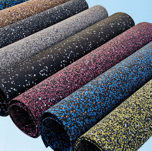 9mm 10mm Thick Commercial Non Slip Epdm Gym Rubber Carpet Pvc Vinyl Roll Flooring