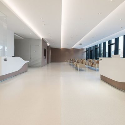 Commercial fireproof hospital vinyl floor sheet pvc homogeneous flooring mat rolls for office hospital