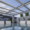 Sonnenschutz Polycarbonat Hohlblech 20 mm Polycarbonatblech für Pavillon