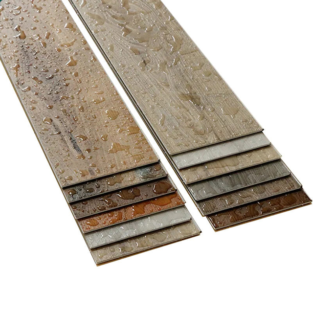 Pabrik Penjualan Langsung Tahan Suara 100% Piso Waterproof Vinilico Klik Lantai 4mm Interlock Klik LVT SPC Flooring
