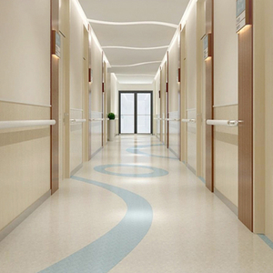 Homogenous vinyl flooring interior resilient anti static pvc flooring roll para sa gym