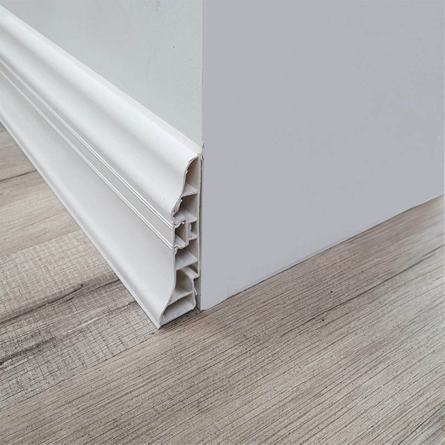 High Quality Low Cost Pvc Skirting Board Flooring Profile Pvc Skirting Indoor