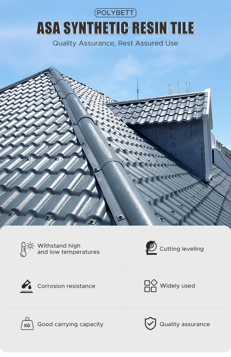 asa synthetic resin roof tile