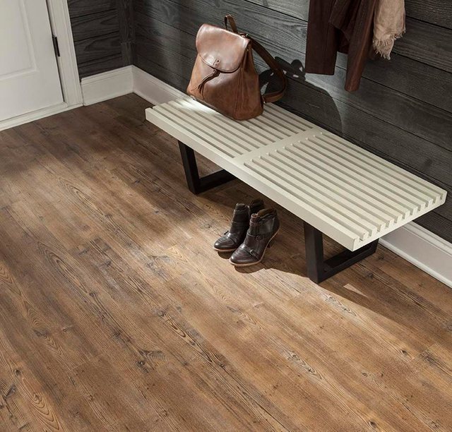 Penjualan Panas Anti-Slip SPC Vinyl Klik Skor Lantai Plank Dengan Harga Rendah