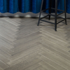 Cheap 4.0mm Spc Vinyl Flooring V Shape Wood Tiles Unilin Click Plastic Wood Grain Click Flooring Plank for Supermarket Usage