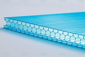 Polycarbonat Doppelwandblech UV Widerstand wasserdichtes Polycarbonat Transparentes Dachblech/PC -Blech