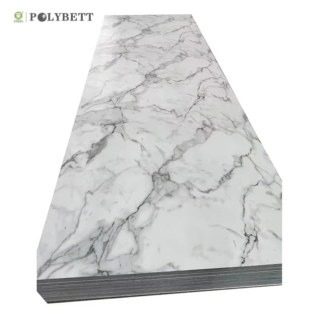 New Design Fireproofing Waterpoof And Anti-bacterial Grey Color Marble Formica Hpl Board With Low Price