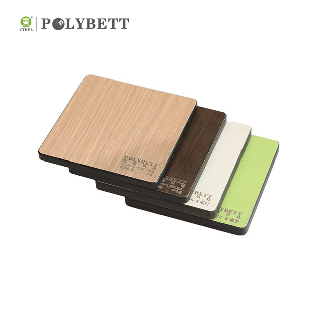 Decorative Waterproof Fireproof Heat Resistant Double Finish 2 Faces Color Hpl High Pressure Compact Phenolic Laminate Board