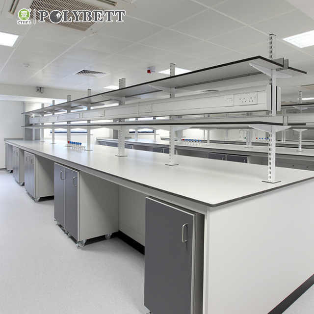 Chemical Resistant Phenolic Compact Laminate Countertop HPL Laboratory Table Top